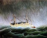 Famous Boat Paintings - The Boat in the Storm